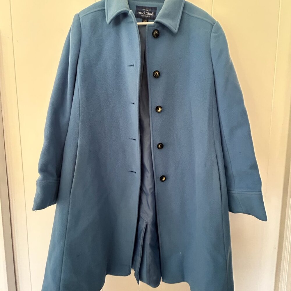 Blue Mackintosh Wool Peacoat L